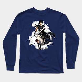 Anime Samurai Long Sleeve T-Shirt